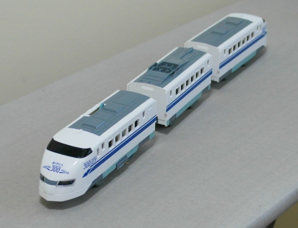 plarail shinkansen series 300 last run - top side view